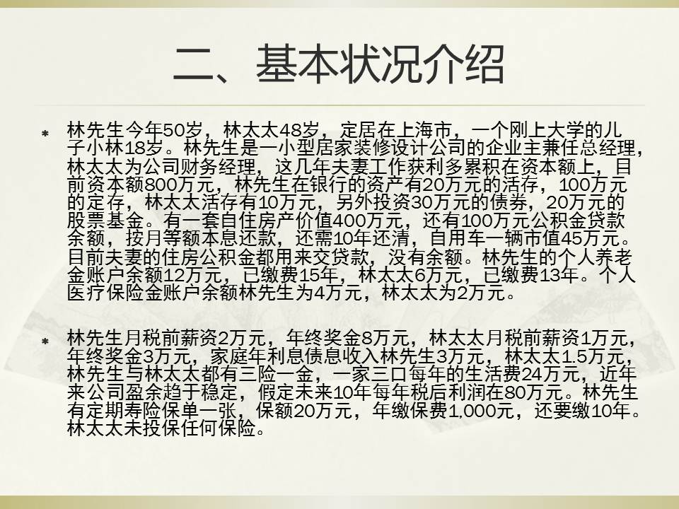 家族企业的多目标规划